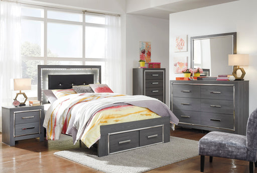 Lodanna Gray LED Footboard Storage Youth Bedroom Set - DMV FurnitureYouth Bedroom Set