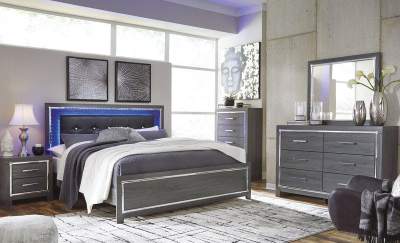 Lodanna Gray LED Panel Bedroom Set - DMV FurnitureBedroom Set