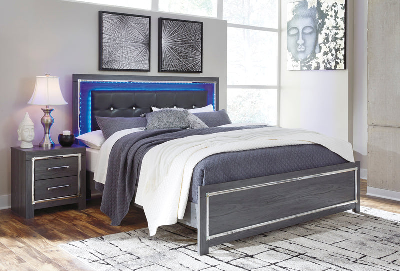 Lodanna Gray LED Platform Bedroom Set - DMV FurnitureBedroom Set