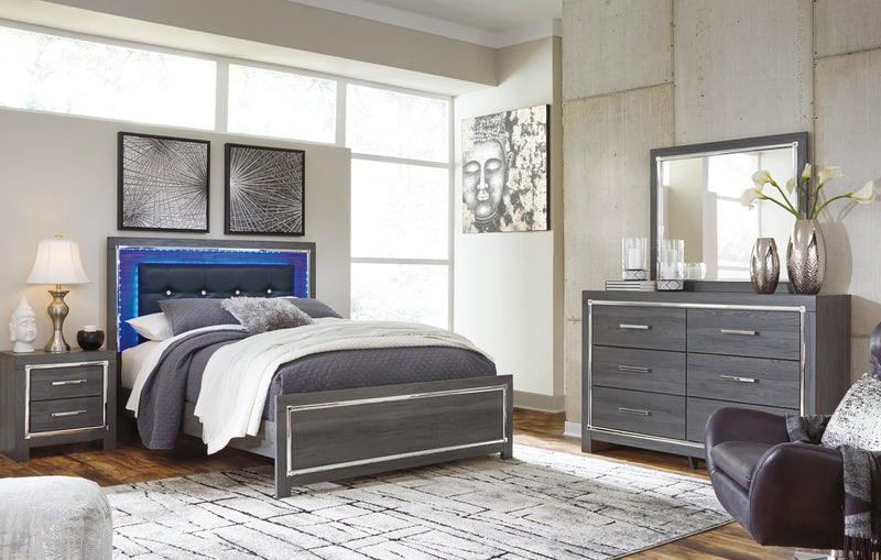 Lodanna Gray LED Platform Bedroom Set - DMV FurnitureBedroom Set