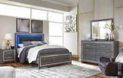 Lodanna Gray Queen Platform Bed - DMV FurnitureQueen Bed