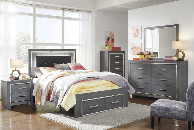 Lodanna Gray Youth LED Storage Bedroom Set - DMV FurnitureYouth Bedroom Set