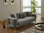 Loft Convertible Sofa in Grey - 200-SIM-LOF-ANK152-3