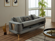 Loft Convertible Sofa in Grey - 200-SIM-LOF-ANK152-3