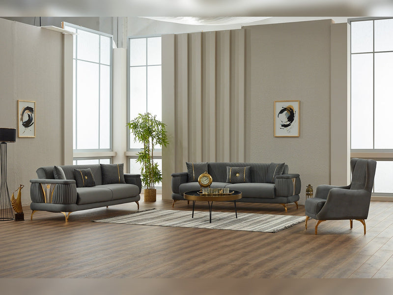 Loft Convertible Sofa in Grey - 200-SIM-LOF-ANK152-3