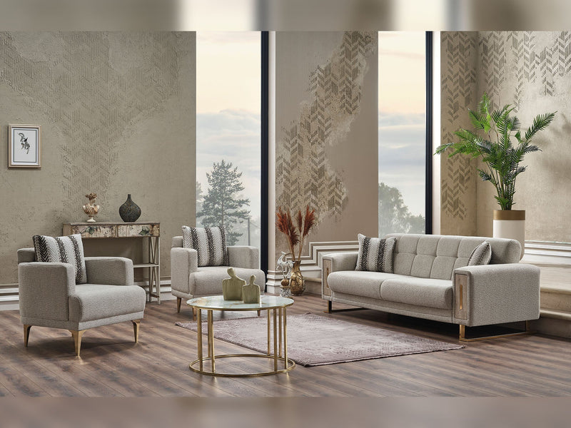 Loft Ser Convertible Loveseat in Cream - 200-SER-LOF-PINAR06-2
