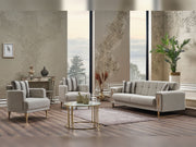 Loft Ser Convertible Loveseat in Cream - 200-SER-LOF-PINAR06-2