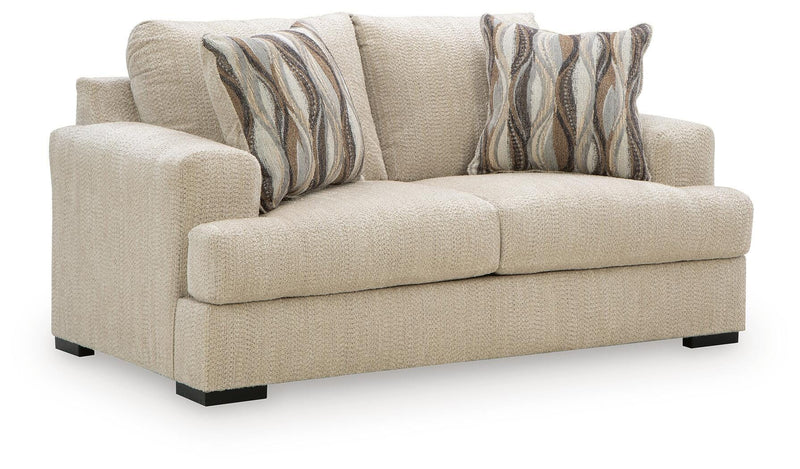 Lofwood Oatmeal Loveseat - PC6960535