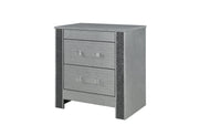 Logan Silver Nightstand - LOGAN-SILVER-NS