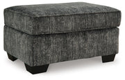 Lonoke Gunmetal Loveseat, Oversized Chair and Ottoman - 50504U10