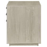 Loomis 3-drawer Home Office File Cabinet Whitewashed Grey - 805882
