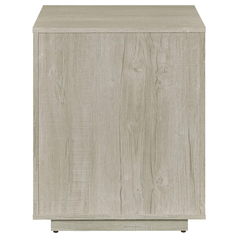 Loomis 3-drawer Home Office File Cabinet Whitewashed Grey - 805882