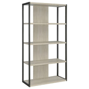 Loomis 72-inch 4-shelf Bookshelf Whitewashed Grey - 805883