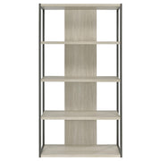 Loomis 72-inch 4-shelf Bookshelf Whitewashed Grey - 805883