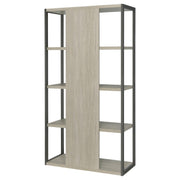 Loomis 72-inch 4-shelf Bookshelf Whitewashed Grey - 805883
