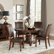 Lordsburg Brown Chery Round Dining Set - DMV FurnitureDining Room Set