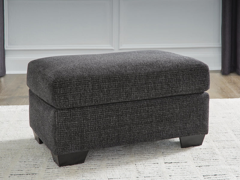 Loreo Ebony Ottoman - 6310114