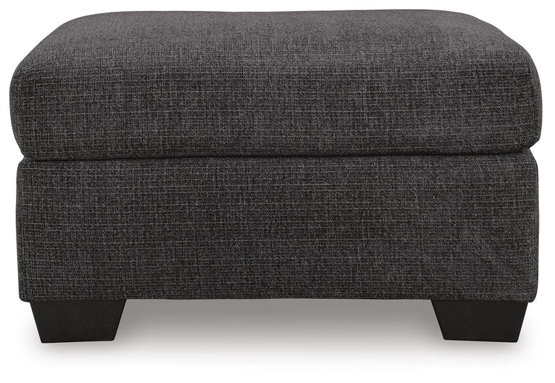 Loreo Ebony Ottoman - 6310114