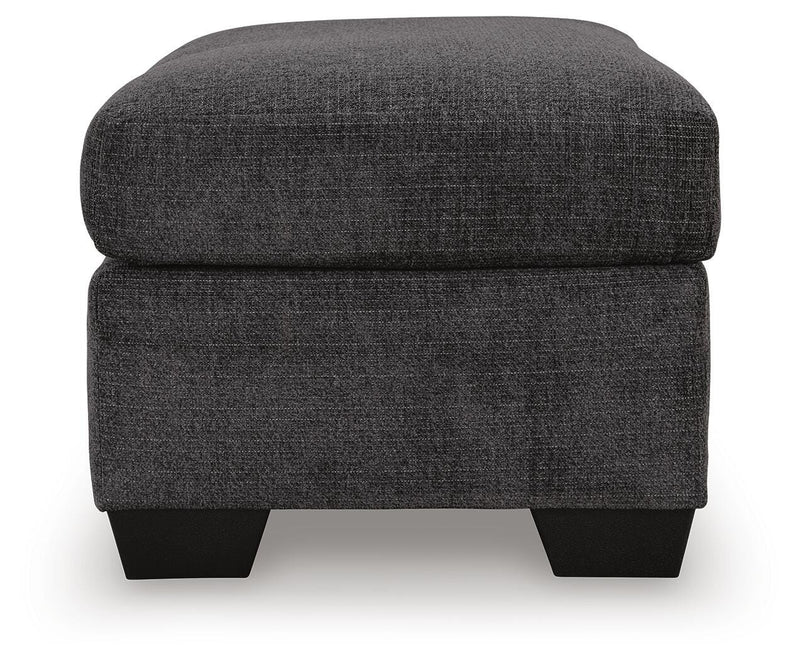 Loreo Ebony Ottoman - 6310114