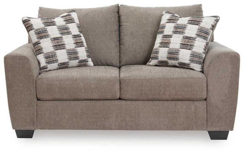 Loreo Truffle Loveseat - 6310235