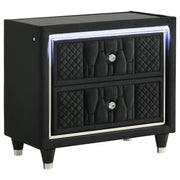 Lorient 4-piece California King Bedroom Set Black - 223161KW-S4B