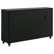 Lorient 4-piece Eastern King Bedroom Set Black - 223161KE-S4