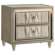 Lorient 5-piece California King Bedroom Set Ivory and Camel - 222661KW-S5