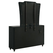 Lorient 8-drawer LED Dresser with Mirror Black - 223163M