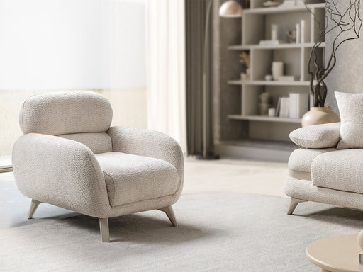 Loris Chair - Cream in Cream - 200-ST-LORI-ISTANBUL01-B