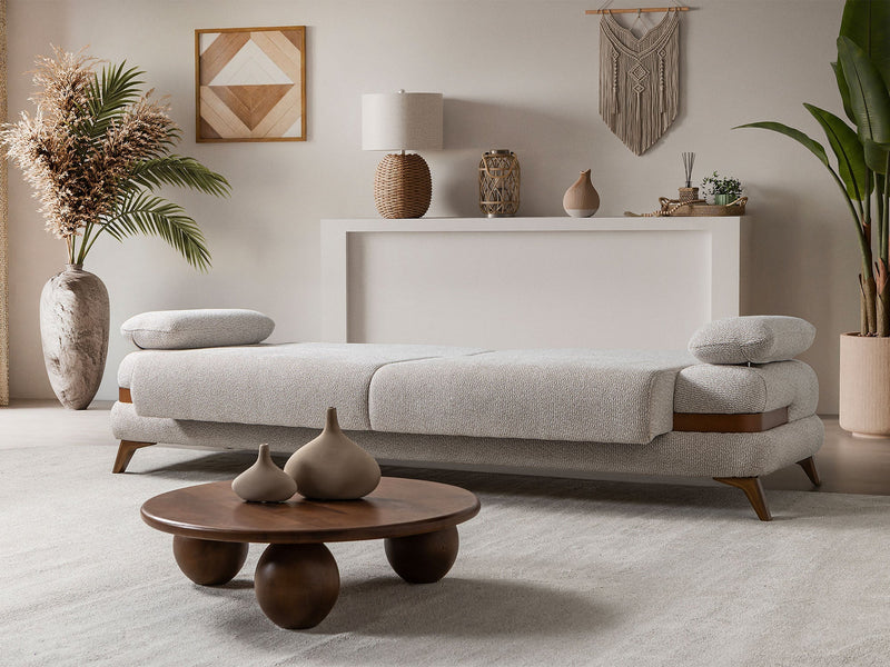 Loris Convertible Sofa - Brown in Cream - 200-ST-LORI-SOFT03-3