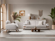 Loris Convertible Sofa - Brown in Cream - 200-ST-LORI-SOFT03-3