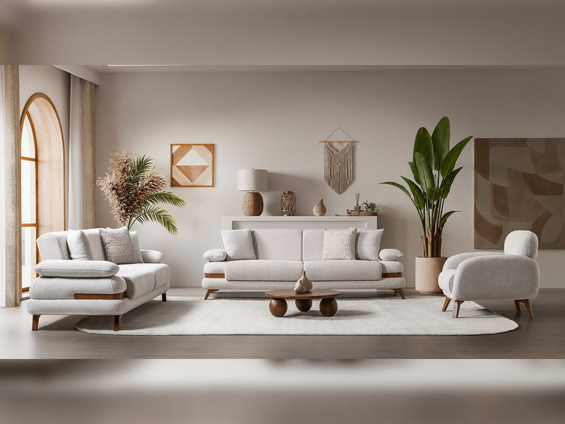Loris Convertible Sofa - Cream in Cream - 200-ST-LORI-ISTANBUL01-3