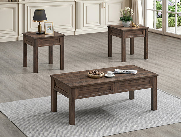 Lorraine 3-Pk Cocktail Set Brown - B6610-CE-SET
