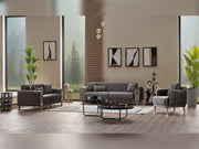 Lotus Convertible Loveseat Grey in Grey - 101-LOT-14245-2