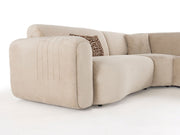Lotus Sectional Sofa in Beige - 200-ZEN-LOT-BEI-S