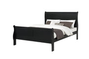 Louis Philip Black King Sleigh Bed - DMV FurnitureKing Bed