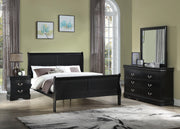  Louis Philip Black Sleigh Bedroom Set - DMV FurnitureBedroom Set