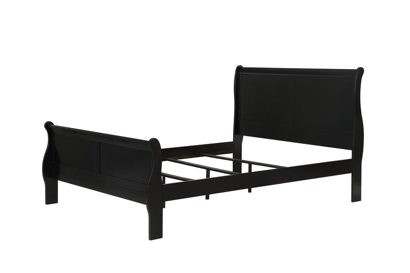 Louis Philip Black Sleigh Bedroom Set - DMV FurnitureBedroom Set