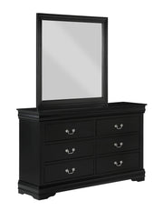  Louis Philip Black Sleigh Bedroom Set - DMV FurnitureBedroom Set