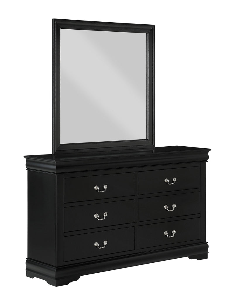 Louis Philip Black Sleigh Bedroom Set - DMV FurnitureBedroom Set