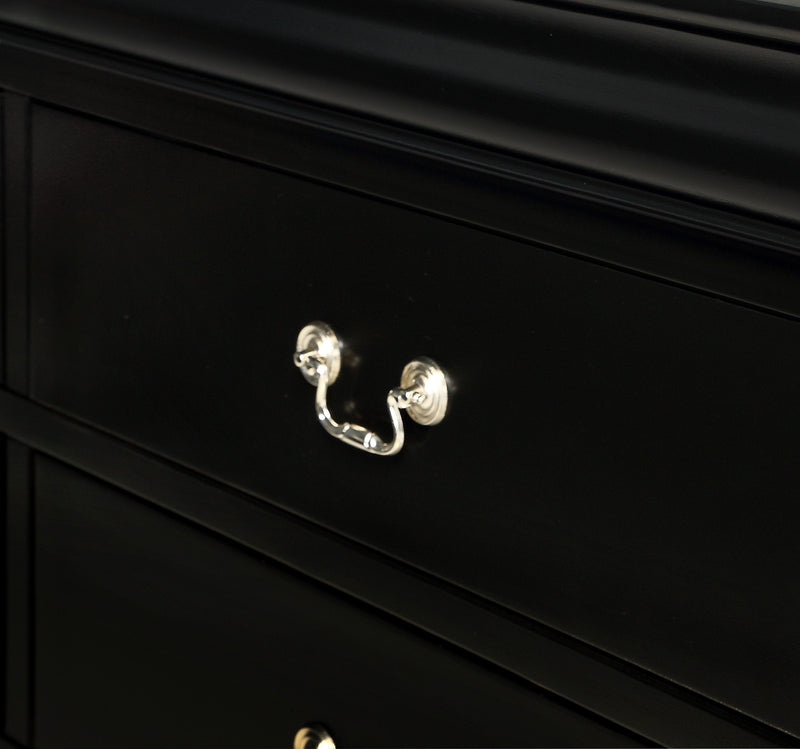  Louis Philip Black Youth Sleigh Bedroom Set - DMV FurnitureYouth Bedroom Set