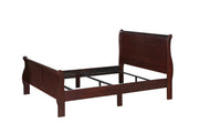 Louis Philip Cherry King Sleigh Bed - DMV FurnitureKing Bed