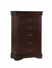 Louis Philip Cherry Sleigh Bedroom Set - DMV FurnitureBedroom Set