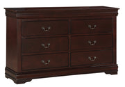  Louis Philip Cherry Sleigh Bedroom Set - DMV FurnitureBedroom Set