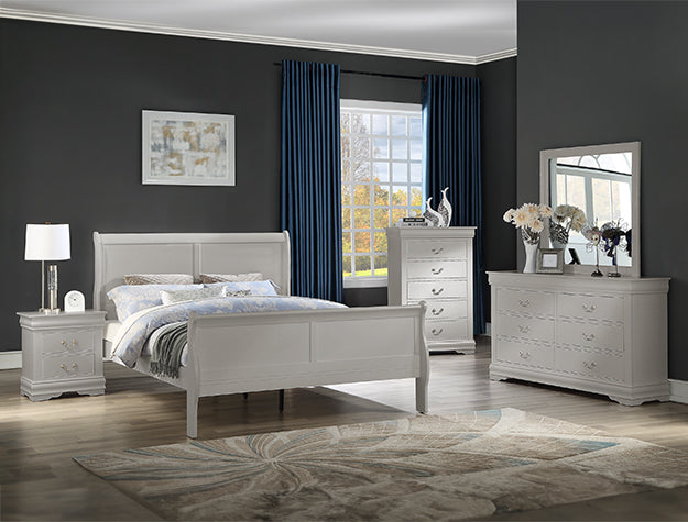Louis Philip Night Stand Greige - B3750-2
