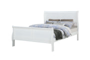 Louis Philip White Full Sleigh Bed - DMV FurnitureFull Bed