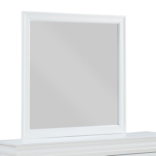 Louis Philip White Mirror - DMV FurnitureMirror