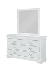 Louis Philip White Sleigh Bedroom Set - DMV FurnitureBedroom Set