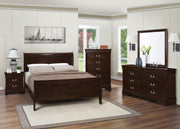 Louis Philippe 2-drawer Nightstand Cappuccino - 202412