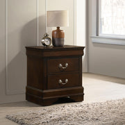Louis Philippe 2-drawer Nightstand Cappuccino - 202412